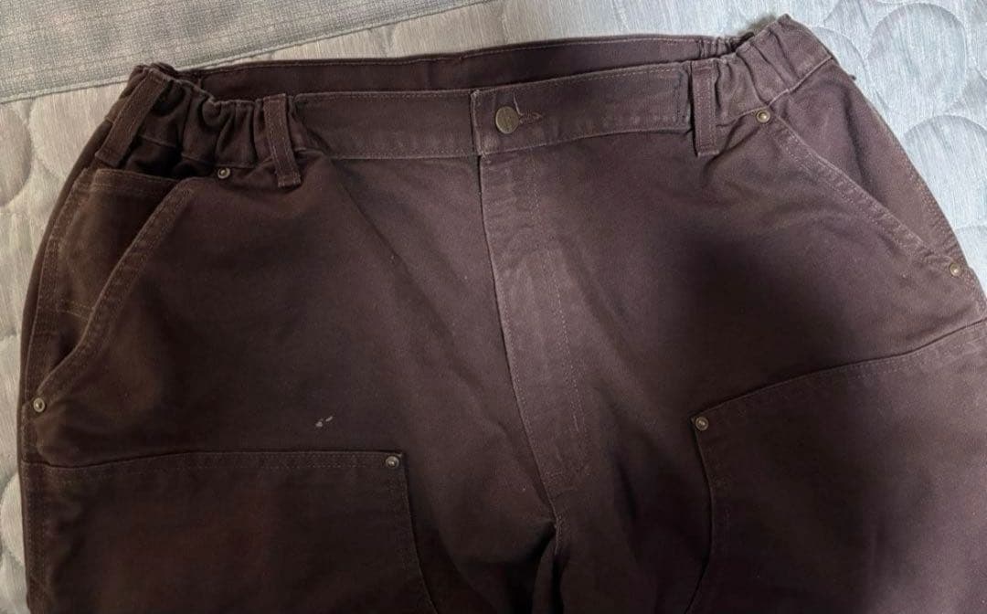 T*o様 【リメイク】40×30 極太 カーハート ダブルニー ダークブラウン