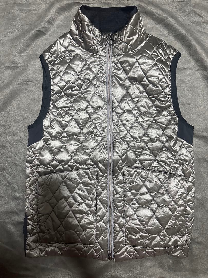 【即完売品】charbon running/S/シルバー/ベスト