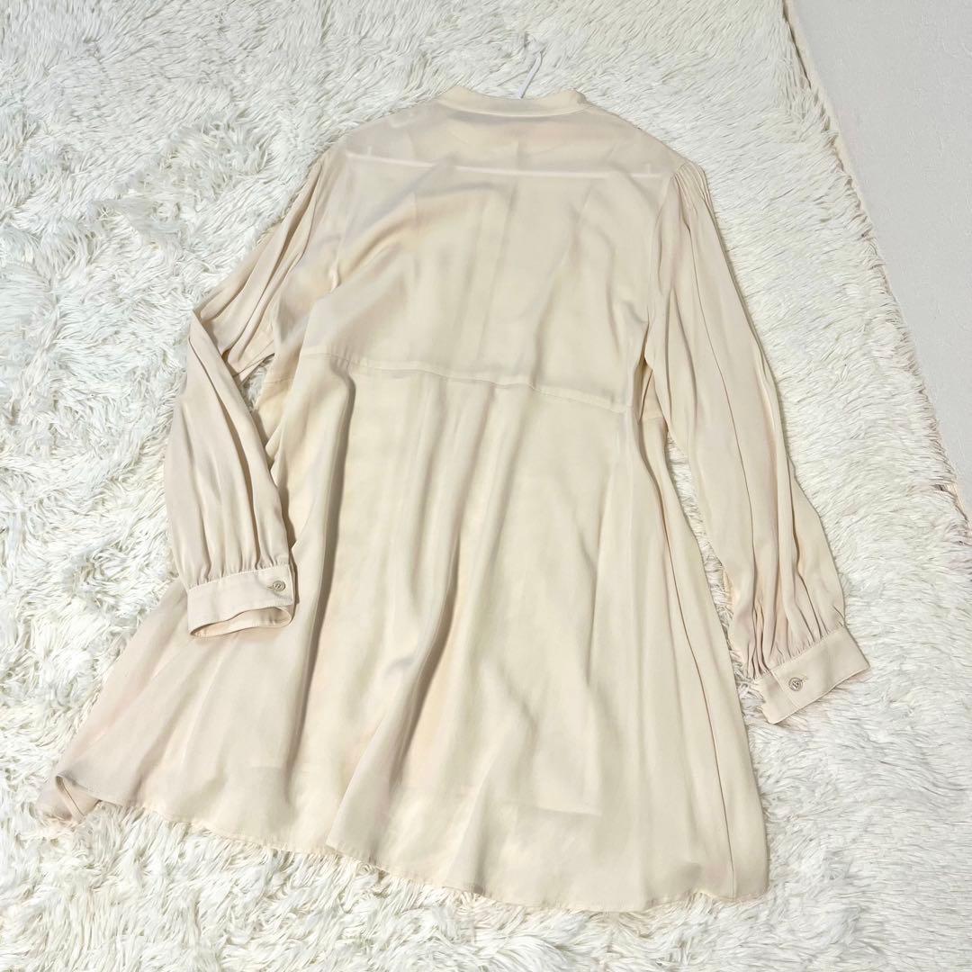 MORABITO BLANK モラビト　ブラウス　チュニック　キュプラ　38