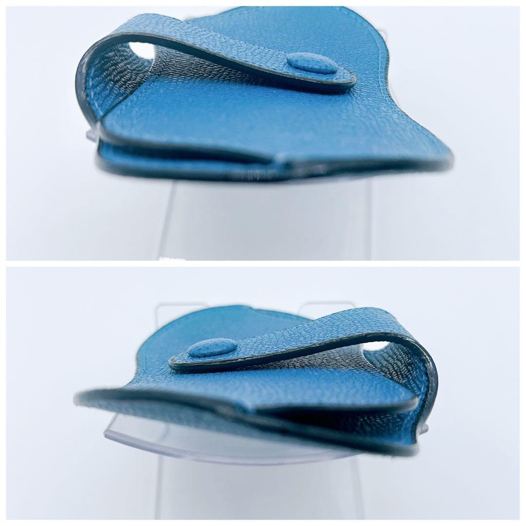 美品☆Valextraヴァレクストラ メガネケース 青色☆B83