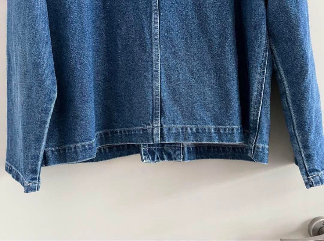 “ハーベスティ”デニムカバーオール・ユニセックス・ユーズド加工・サイズ1