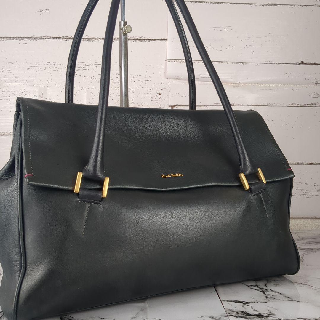 【美品】ポールスミス☆A4　オールレザー　ハンドバッグ　　肩掛け　ビジネス