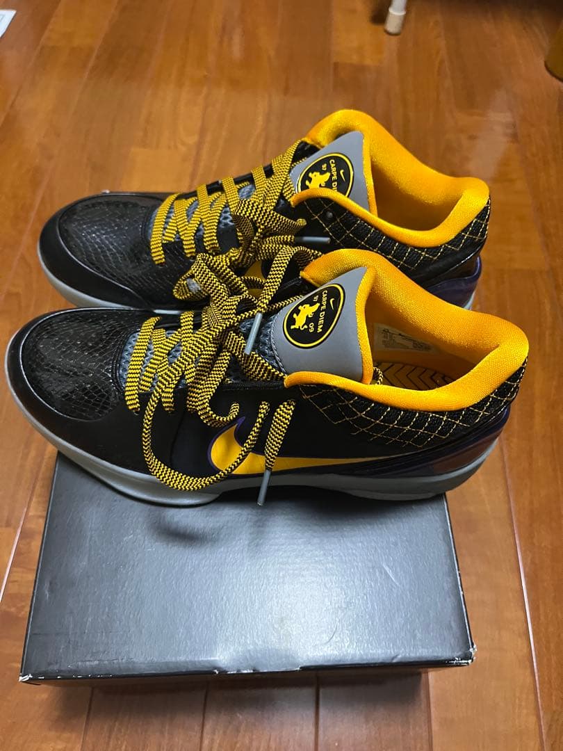 シューズ(男性用) NIKE Kobe4 protro Black/Del Sol