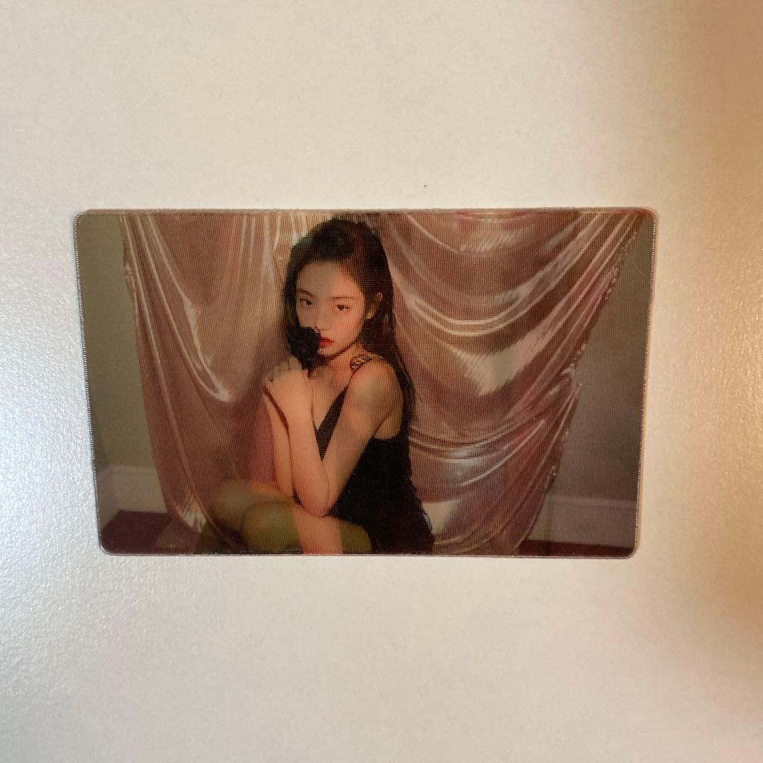 JENNIE ジェニ SOLO 先着特典 レンチキュラー トレカ