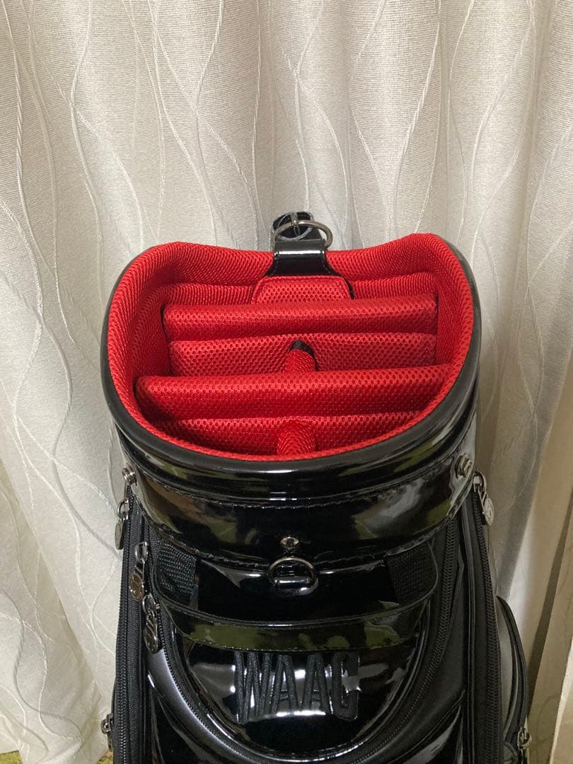 【ほぼ新品】WAAC ゴルフバッグ ブラック