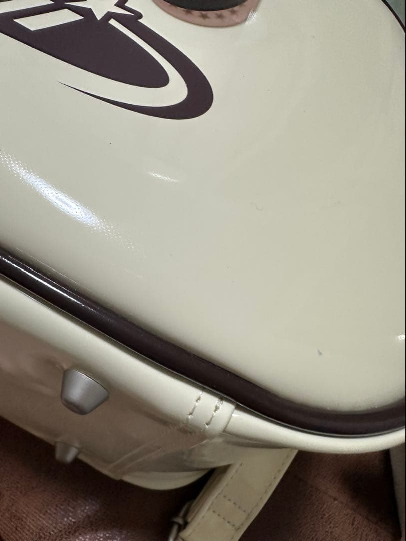 レア⭐︎ 美波　373 MINAMI エナメルバッグ アイボリー　キーホルダー付き