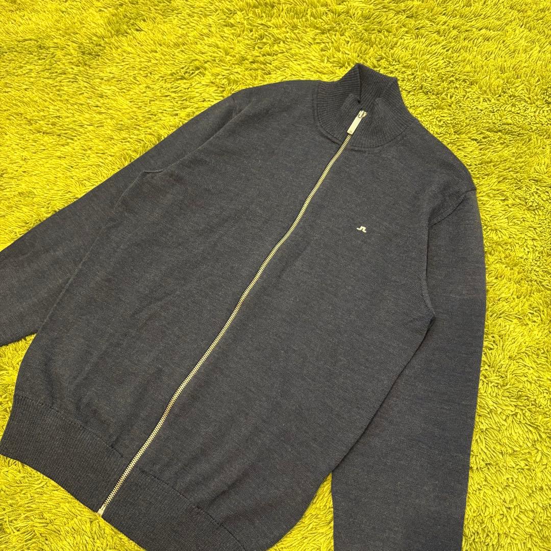 J.LINDEBERG ジェイリンドバーグ ジップジャケット ニット Lサイズ