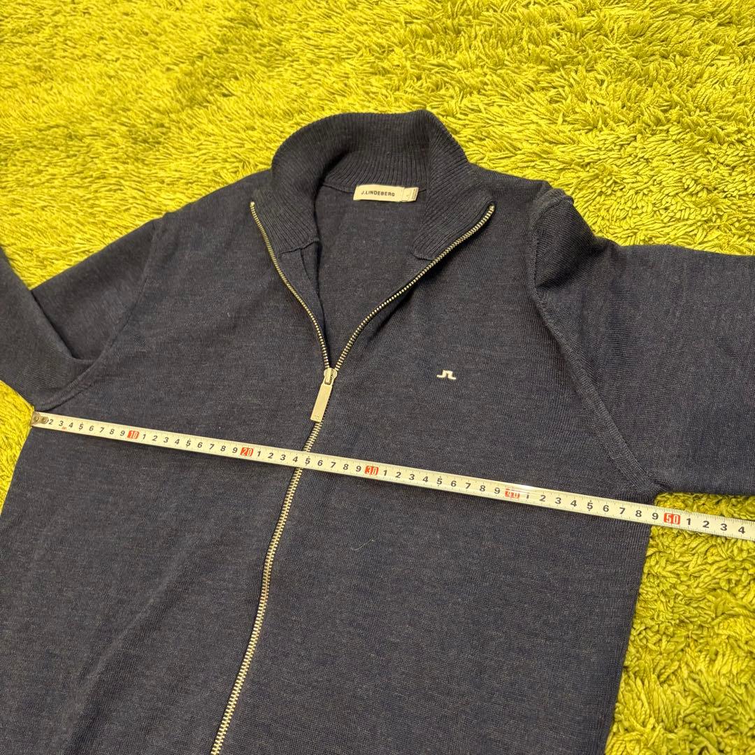 J.LINDEBERG ジェイリンドバーグ ジップジャケット ニット Lサイズ