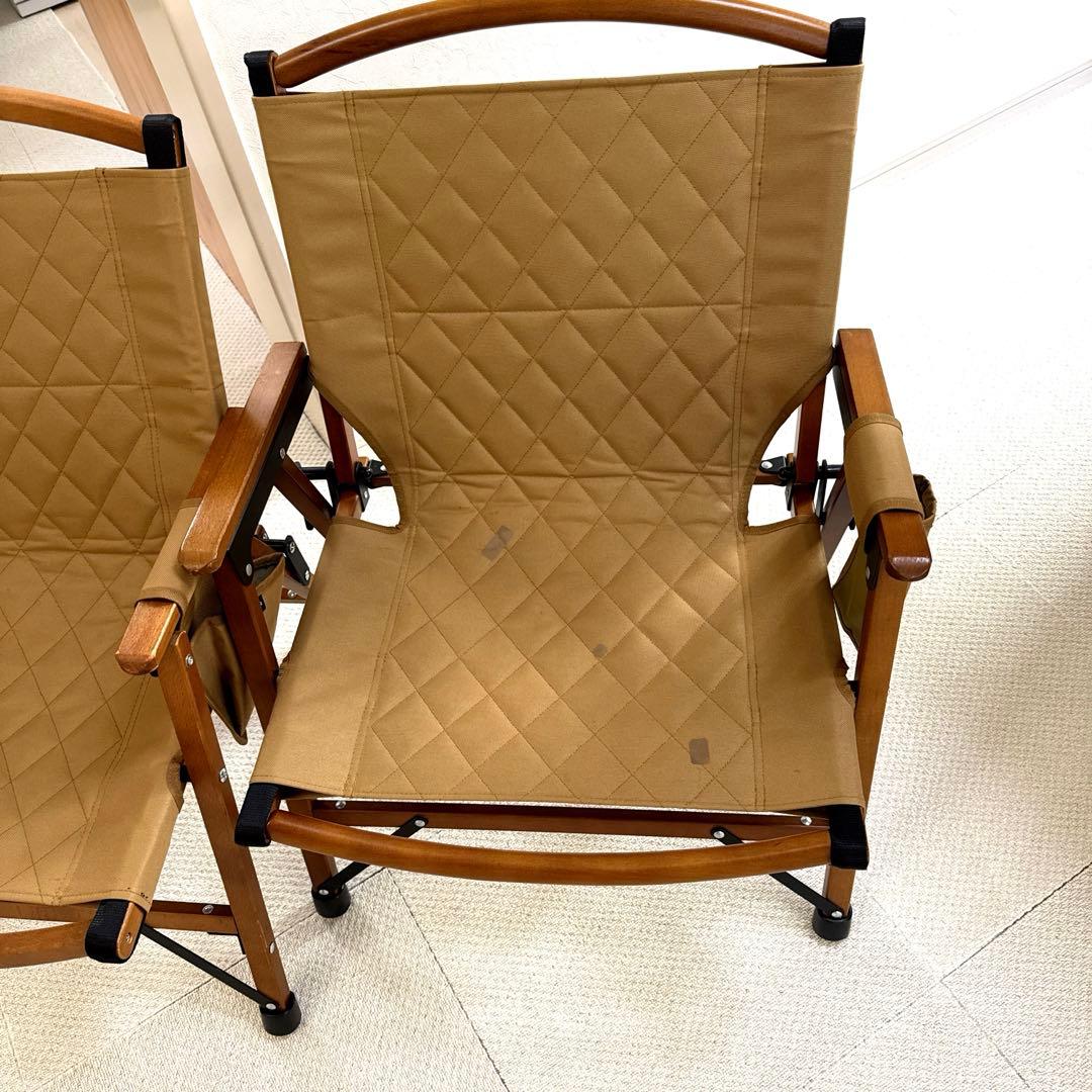 WAQ フォールディングウッドチェア⭐︎2個セット