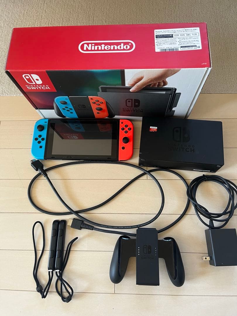 Nintendo Switch 本体+付属品+SDカード