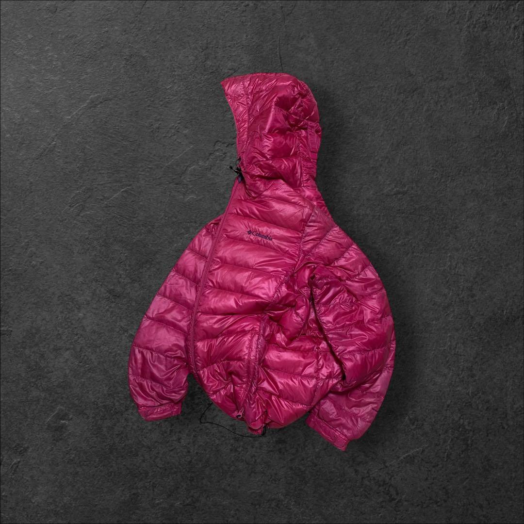 00s Columbia 短丈 ダウンジャケット クレイターレイク teck