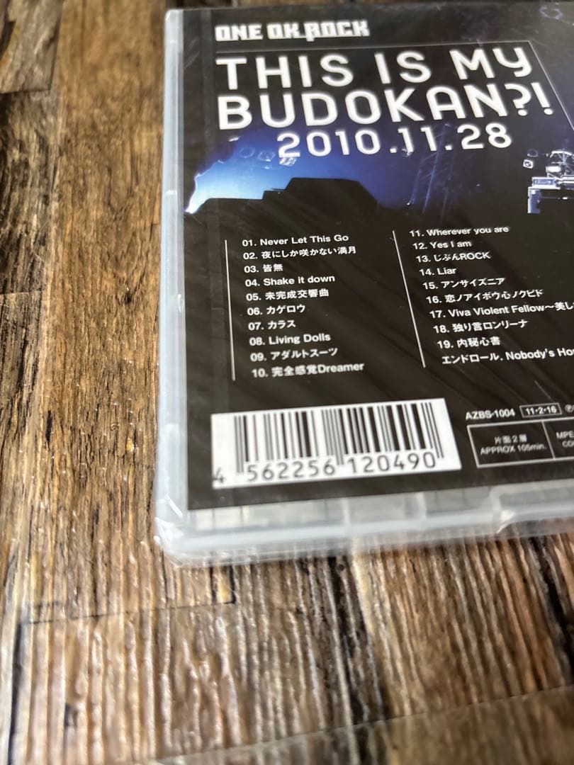 【新品未開封】ワンオクTHIS IS MY BUDOKAN 2010.11.28