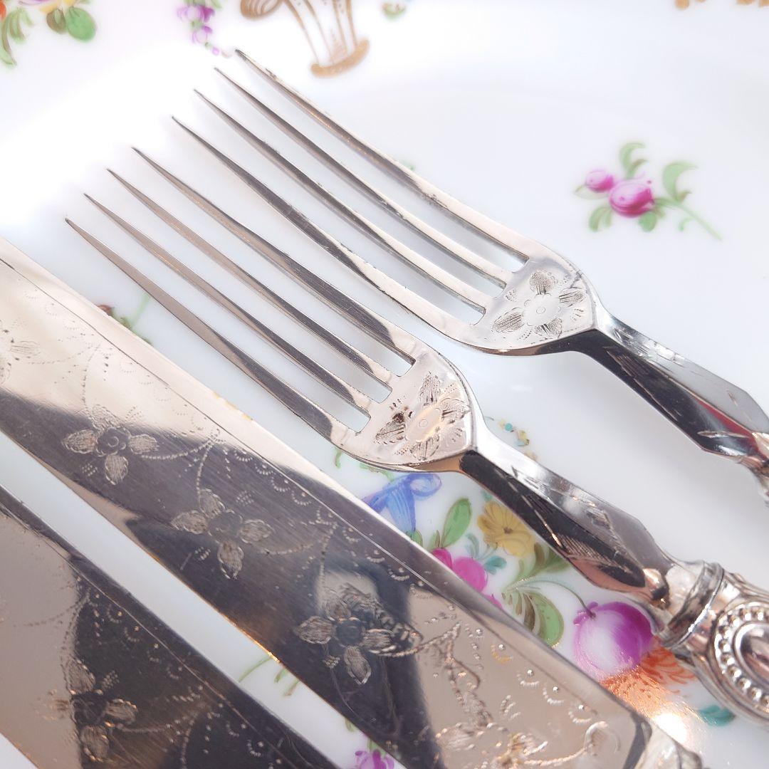 白蝶貝　カトラリーセット　マザーオブパール　ナイフ　フォーク