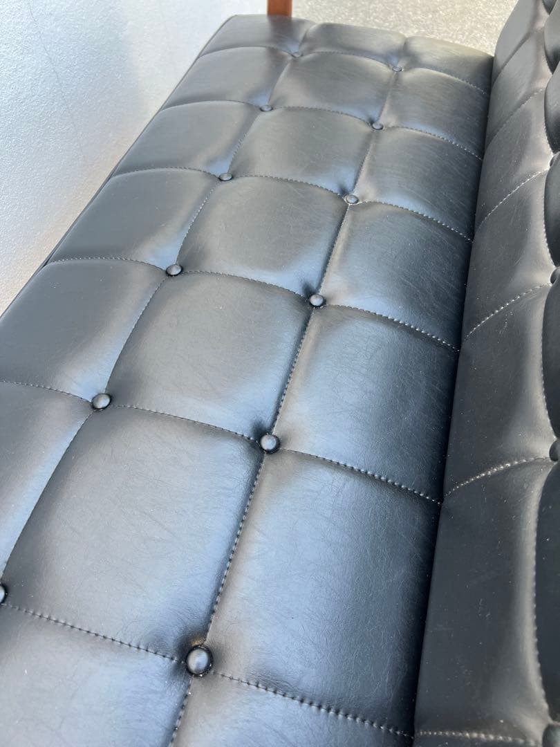 ( ◠‿◠ )　カリモク60　Kチェア2シーター　スタンダードブラック