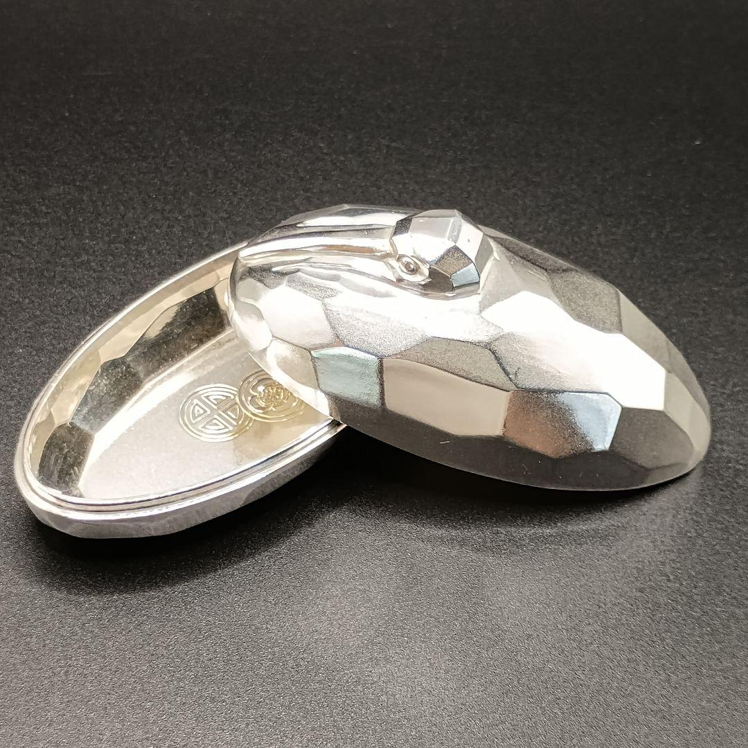 【純銀製】ボンボニエール 鶴 アンティーク 希少品 皇室 美品 玉屋謹製 79g