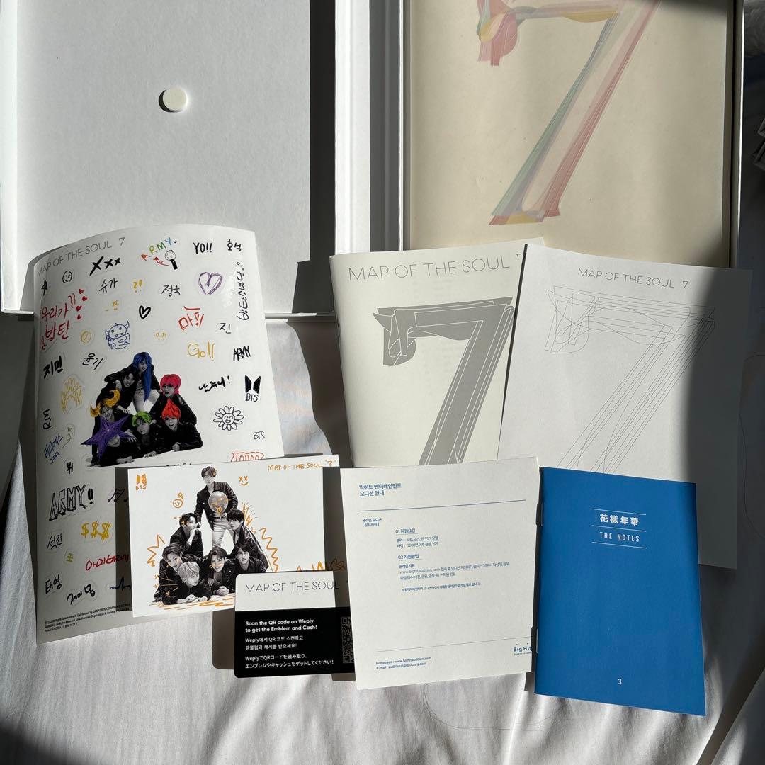 BTS MAPOFTHESOUL7 4つセット(フォトカード4枚付き)