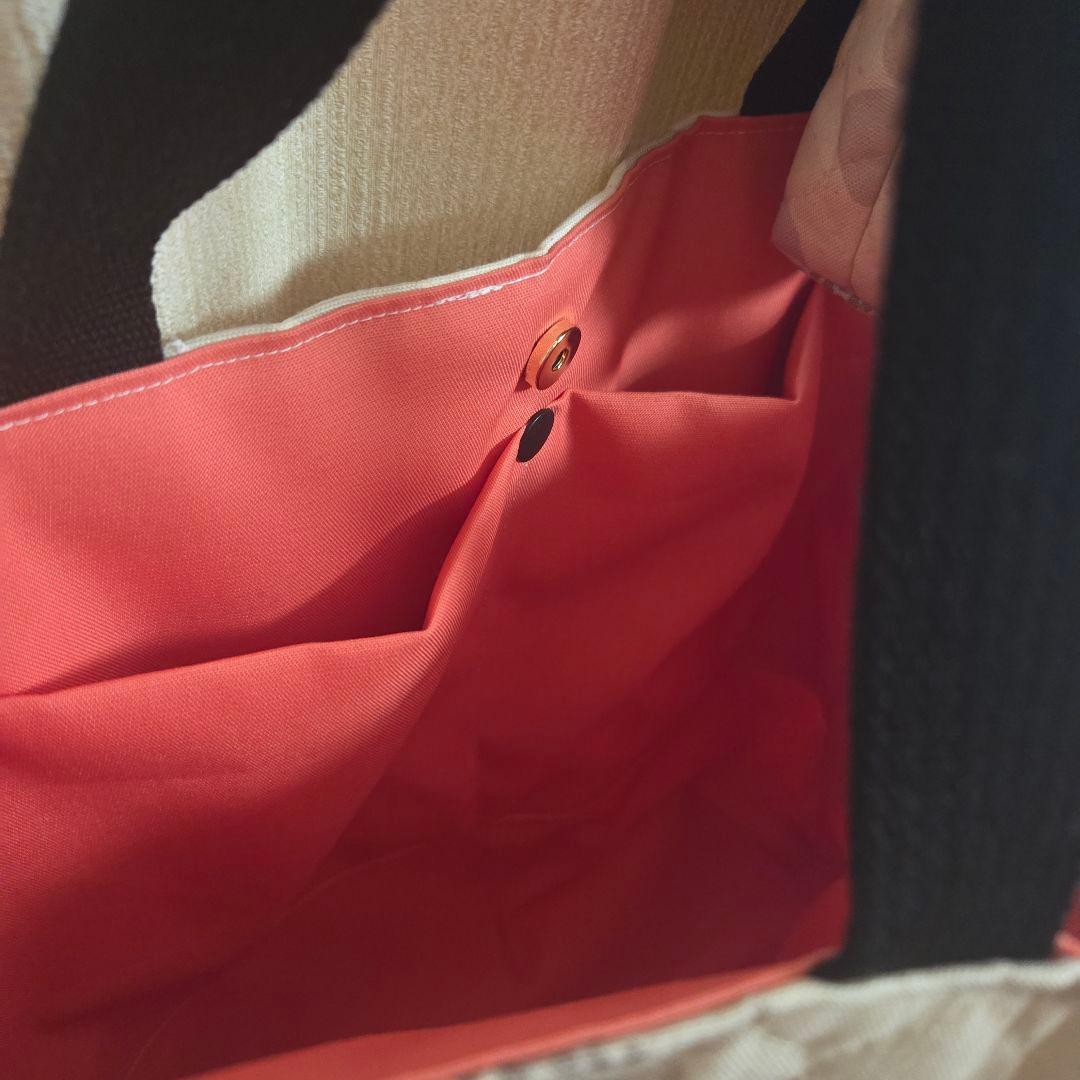 ●いちご●●親子もふもふシマエナガ　トートバッグ