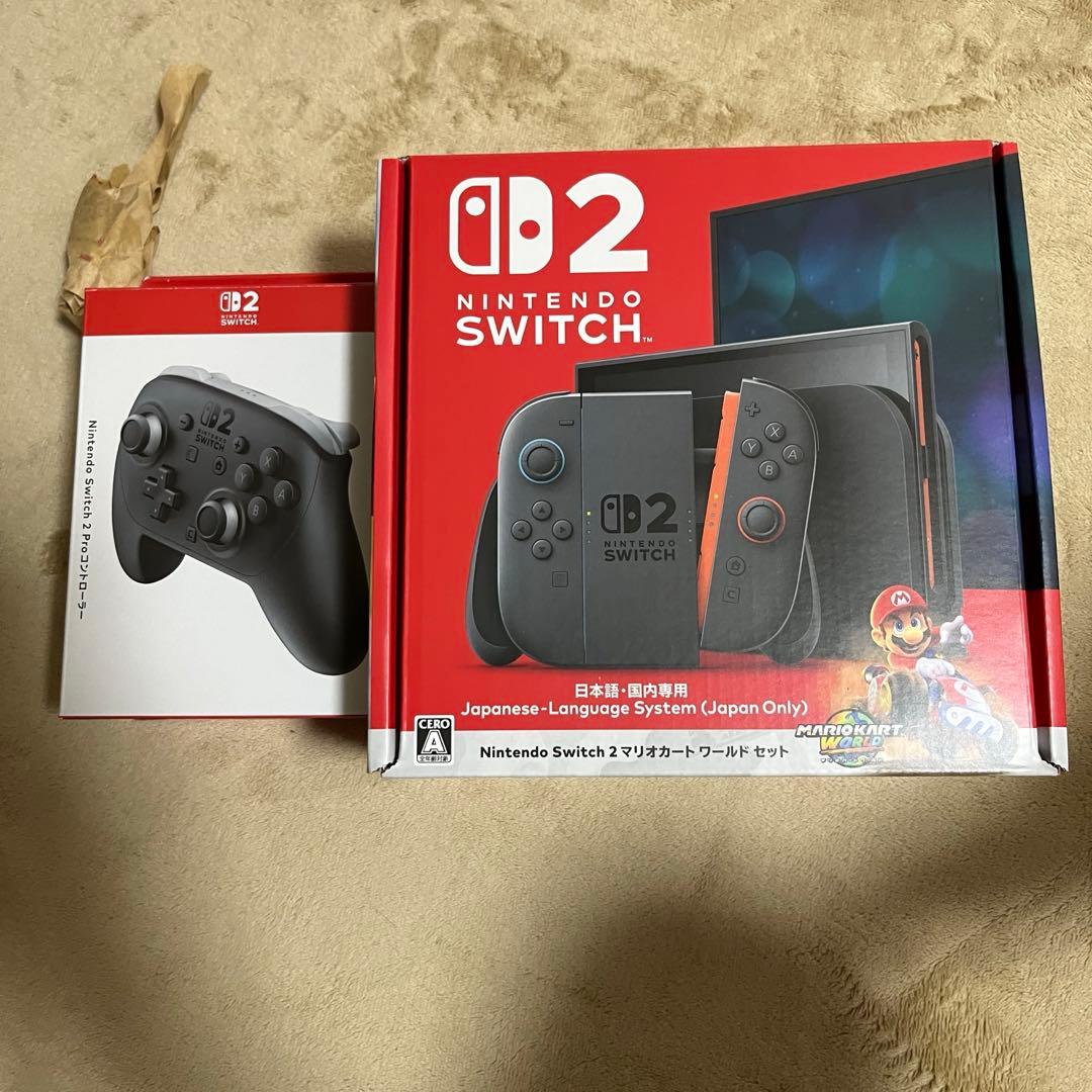 Switch2 マリオカートワールドセット　プロコン2 新品未開封