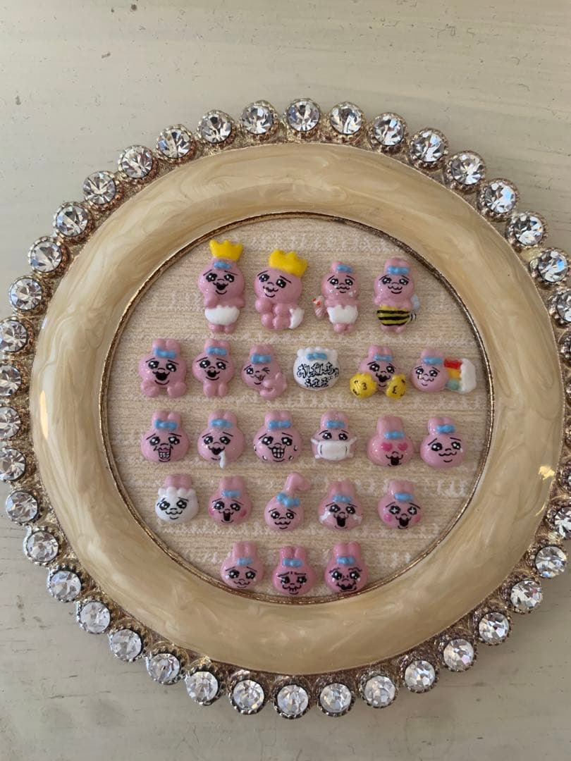 おぱんちゅうさぎ ネイルパーツ 3d オーダー