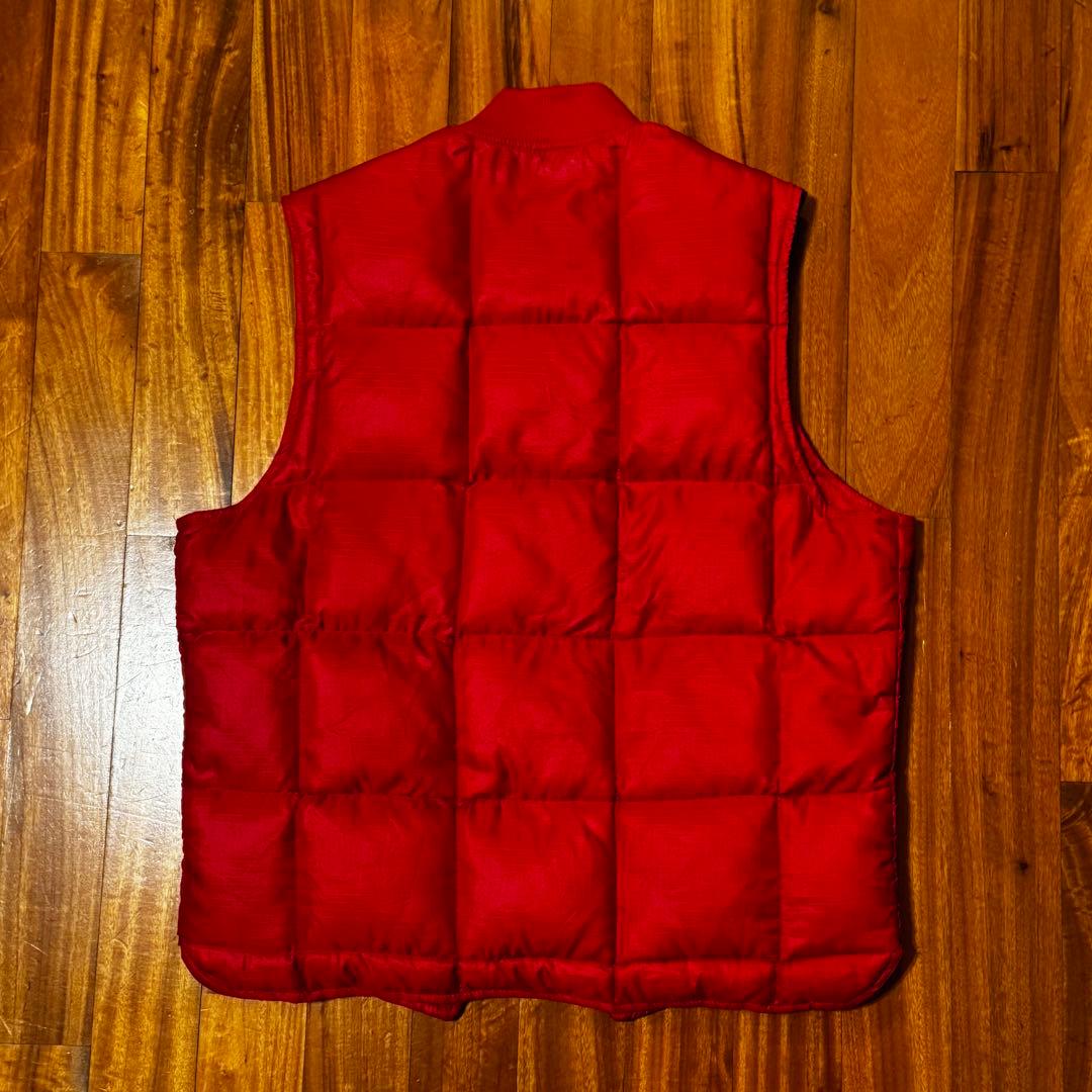 80s ビンテージ 黒タグ エディバウアー ダウンベスト カナディアンベスト