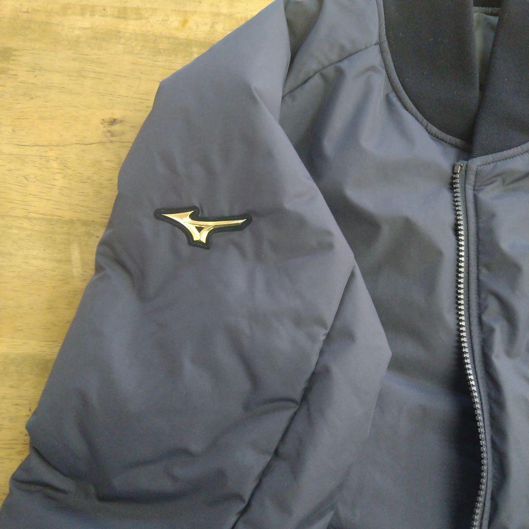 MizunoPro グラウンドコート　リバーシブル　黒、 オリーブグリーン