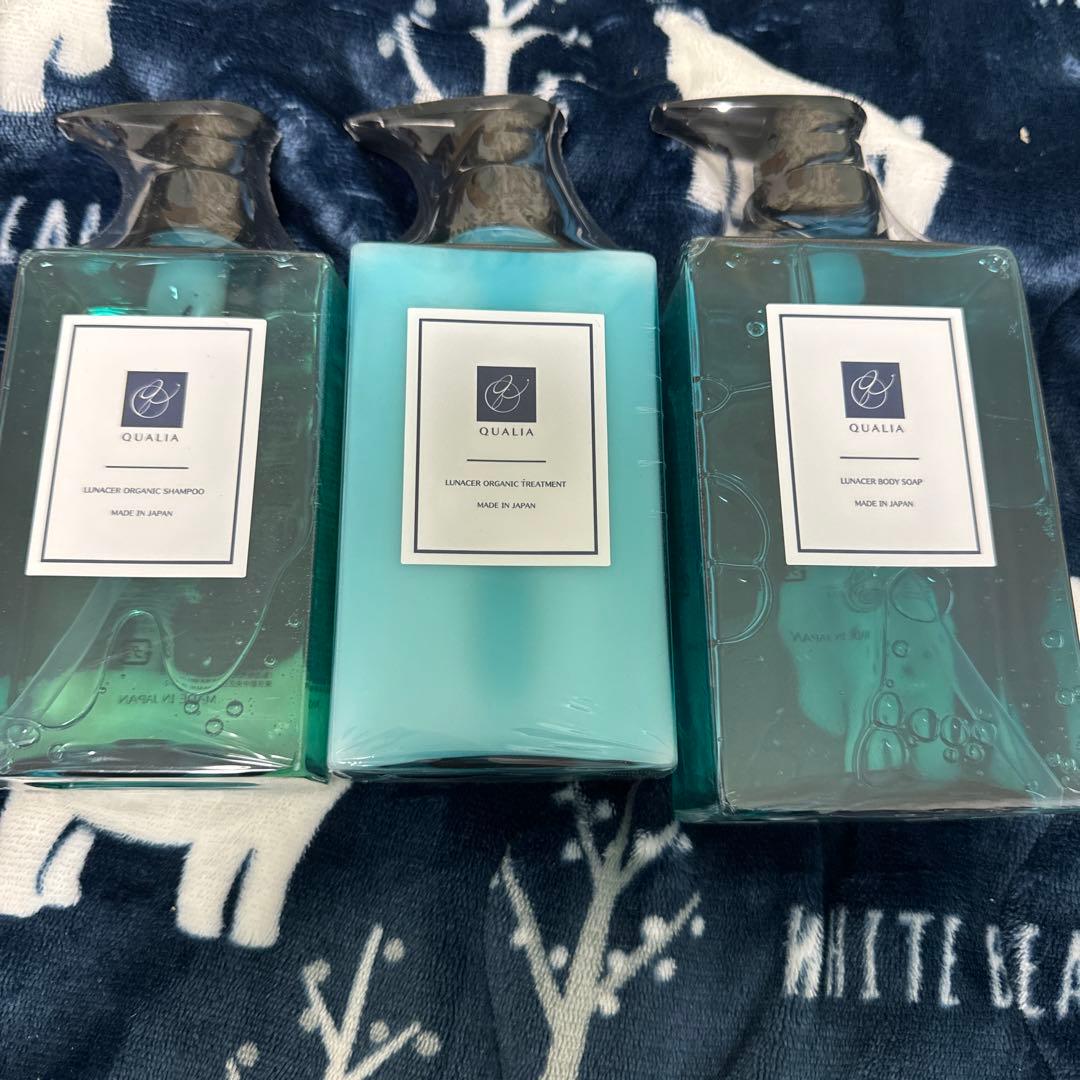 QUALIA アクアシード 2+ ONE ボディソープ 3本セット 歯磨き粉