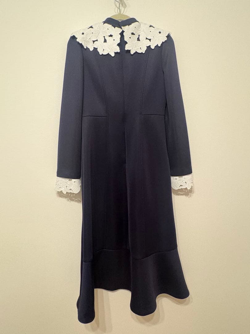 CELFORD セルフォード　ネイビー ひざ丈ワンピース 36