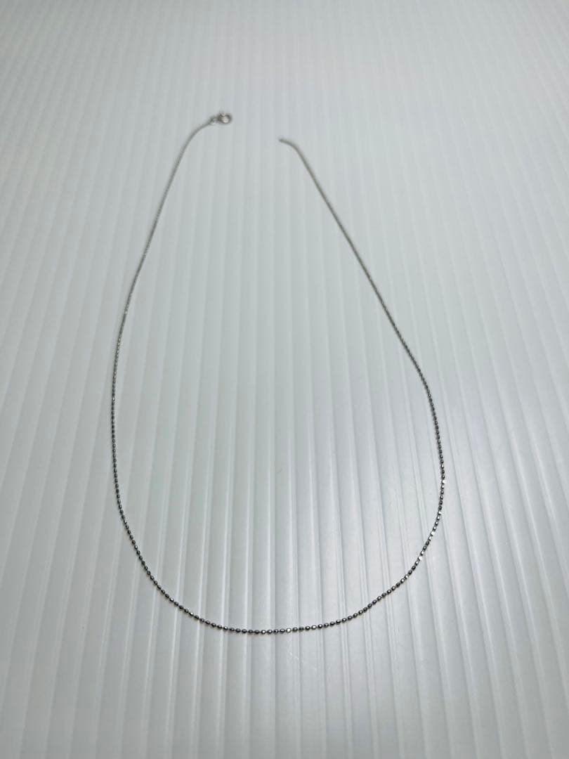 Pt750 ボールチェーン ネックレス 破損