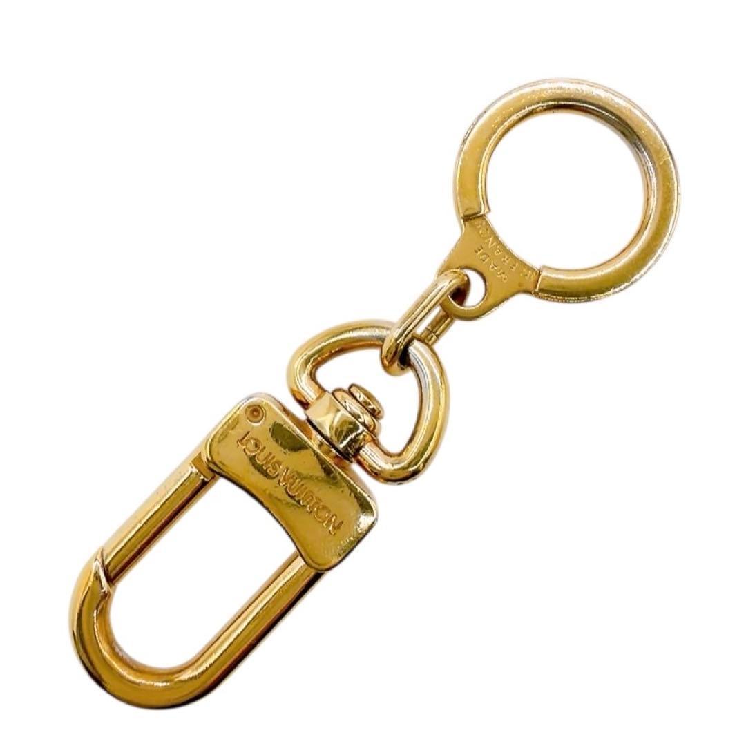 【美品】ルイヴィトン アノクレ キーリング チャーム キーホルダー ゴールド系