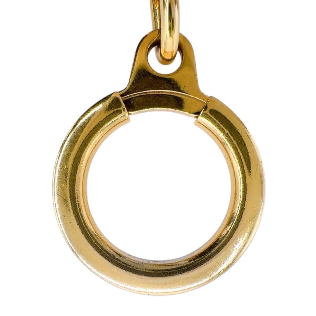 【美品】ルイヴィトン アノクレ キーリング チャーム キーホルダー ゴールド系