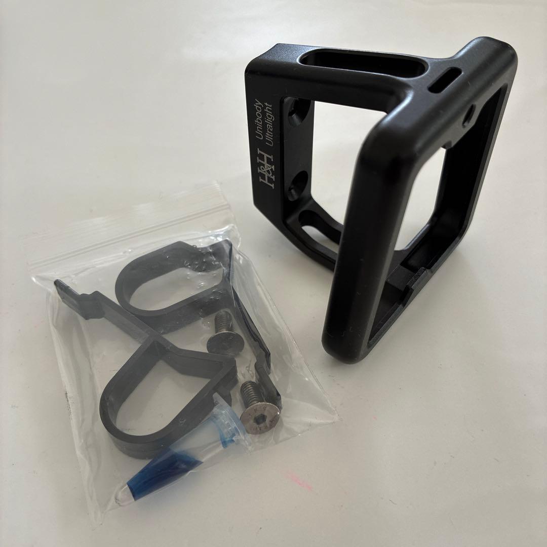 H&Hブロンプトンbrompton フロントキャリアブロック黒