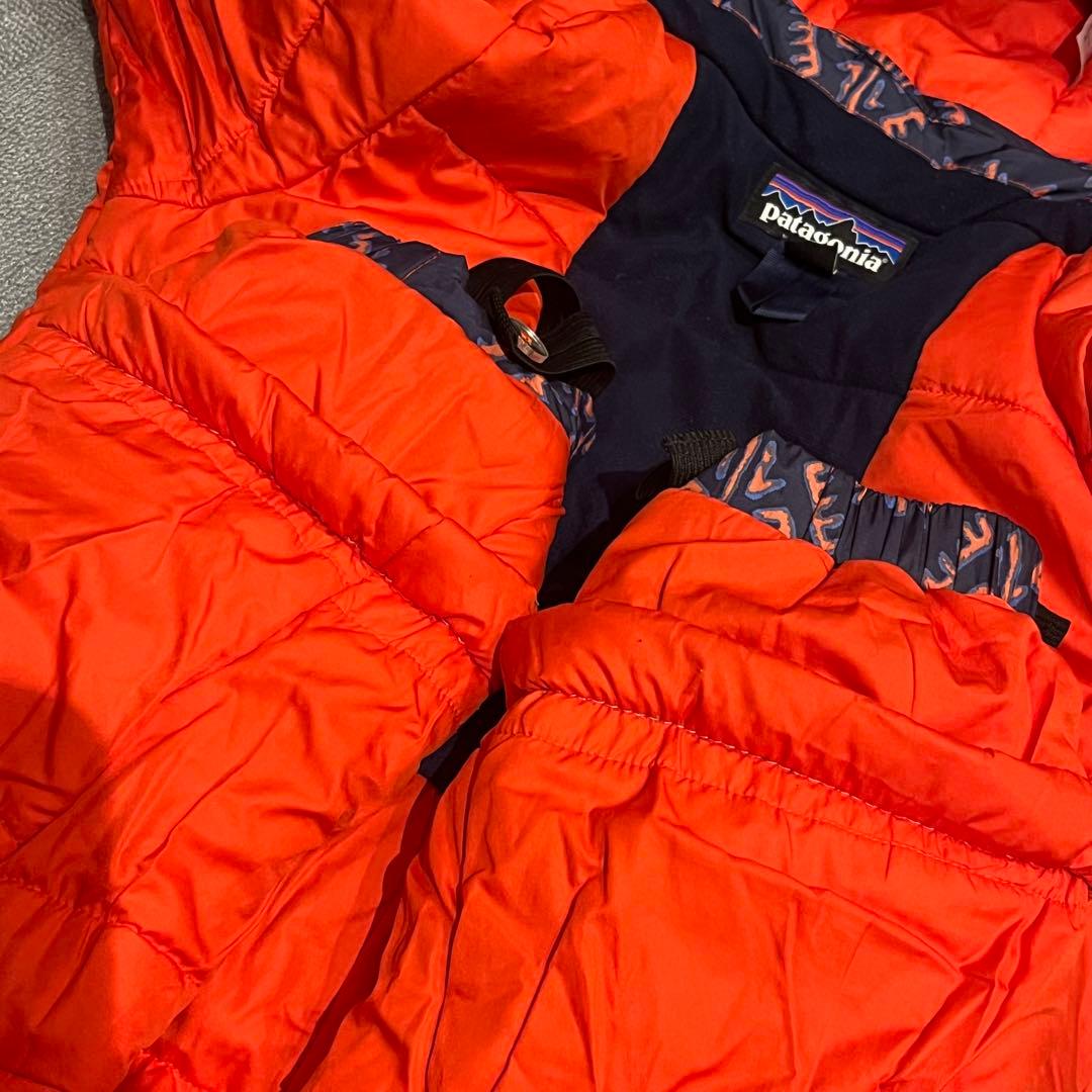 patagonia パタゴニア　キッズ　スキーウェア　5T ネイビー×オレンジ