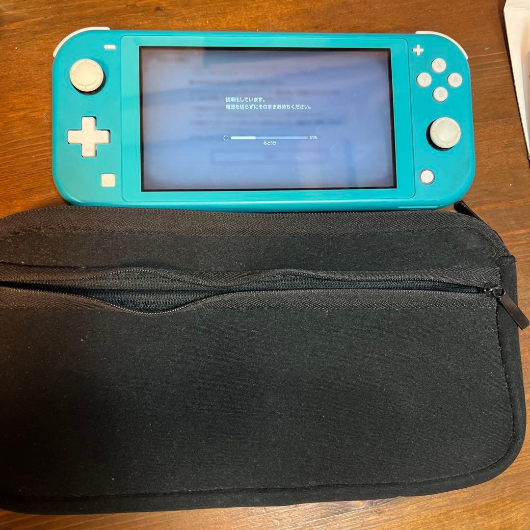 Nintendo Switch Lite ターコイズ 本体 ケース、箱付き