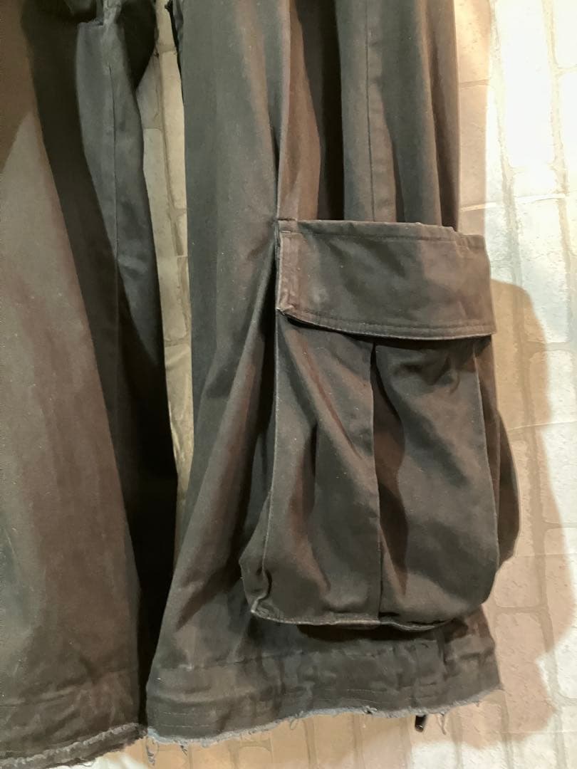 【GRANCY】ジップデザイン カーゴパンツ 黒S 完売品