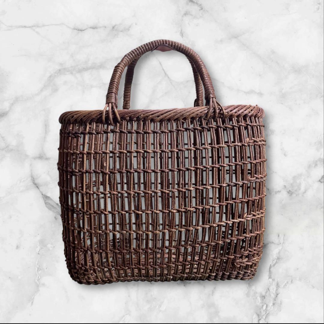 あけび 籠バッグ 手作り カゴバッグ ナチュラル素材