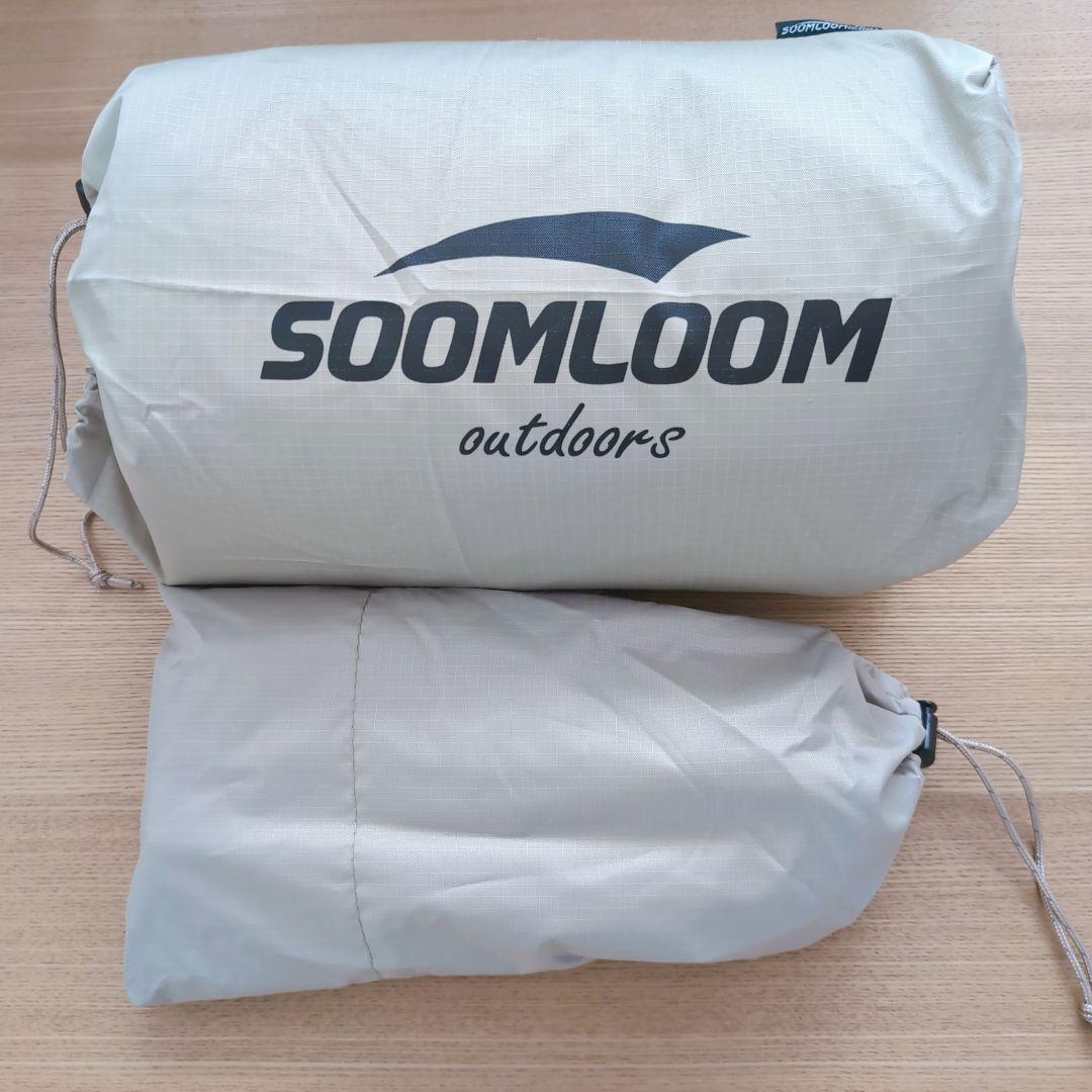 ♦Soomloom スームルーム 3.85ｍ×4.0m レクタタープ ベージュ