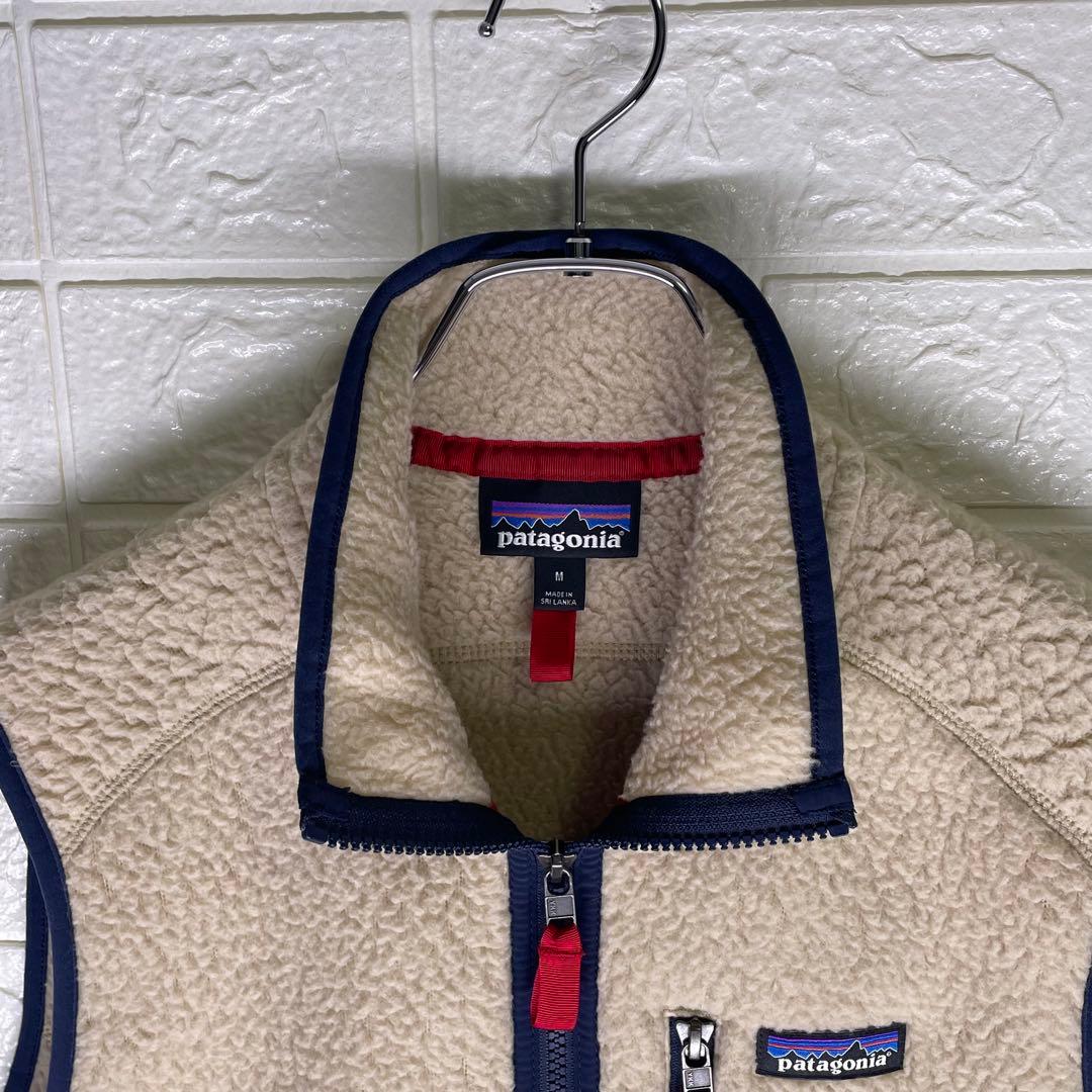 【24時間以内　匿名発送】パタゴニア　レトロパイルベスト　アイボリー　Mサイズ