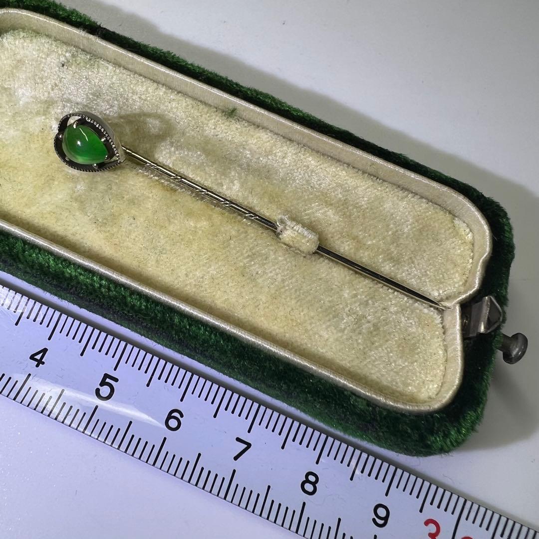 WG刻印　ホワイトゴールドピン　1.4g 5.8cm 東K8-0131☆1F