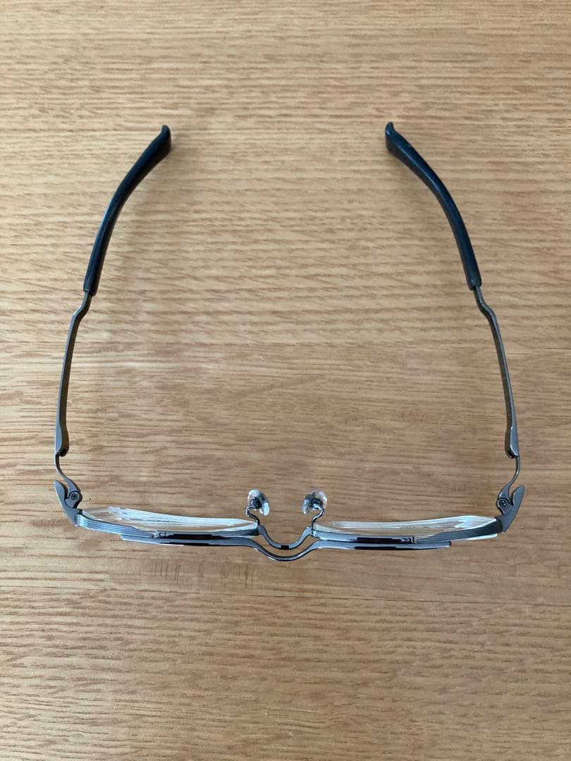 999.9 フォーナインズ　S-101T メガネ　チタン ケース付き