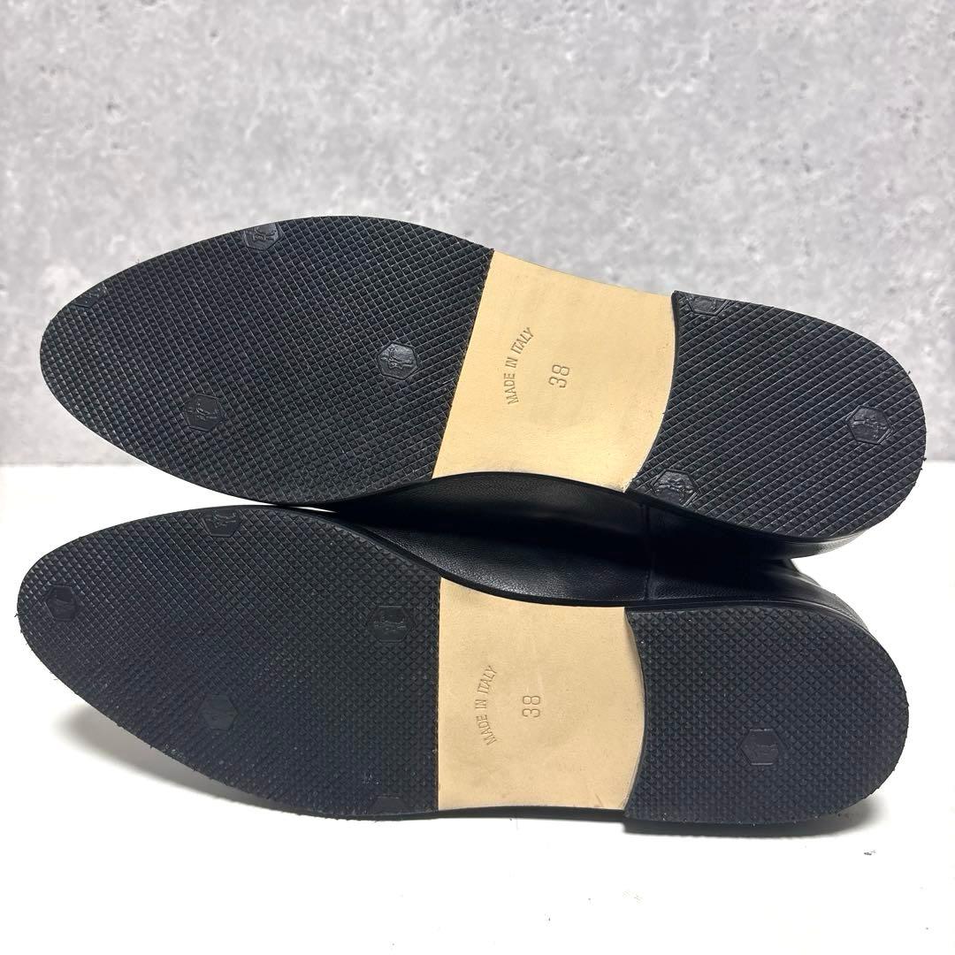 ✨美品✨コルソローマノーヴェ ロングブーツ【38】ブラック バックジップ