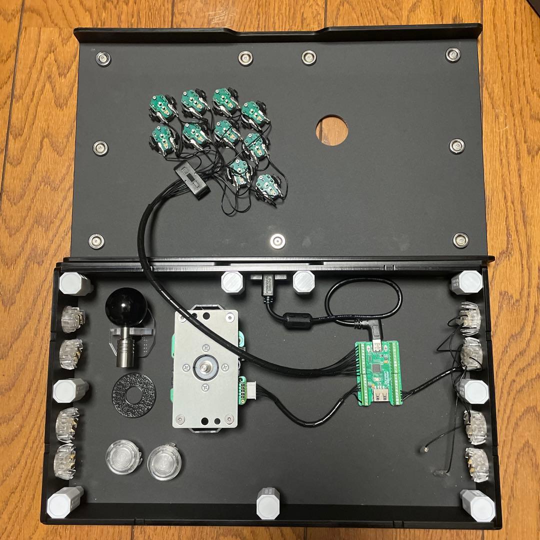 パンクワークショップ　FS-24 アケコンレバー PWSV1とProボタンセット