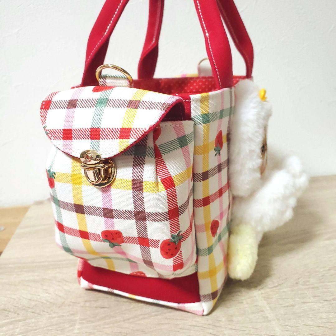 テ*ん様 ハンドメイド サイドポケット バッグ コヤンイサムチョン クム