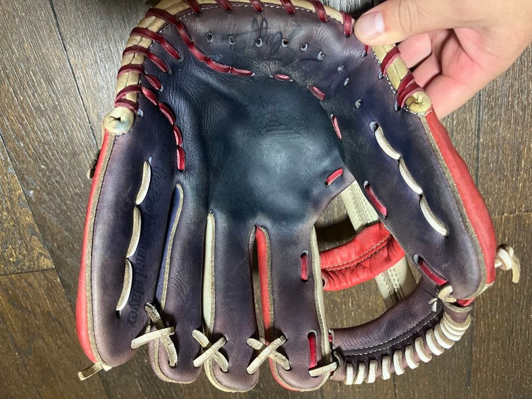 久保田スラッガー　内野手用　オーダー　グラブ　当て取り　旧ラベル