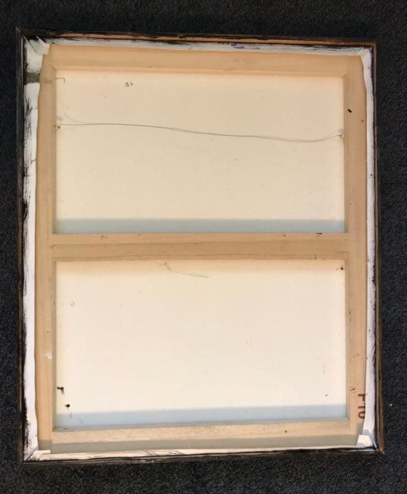 油彩画  シロクマ