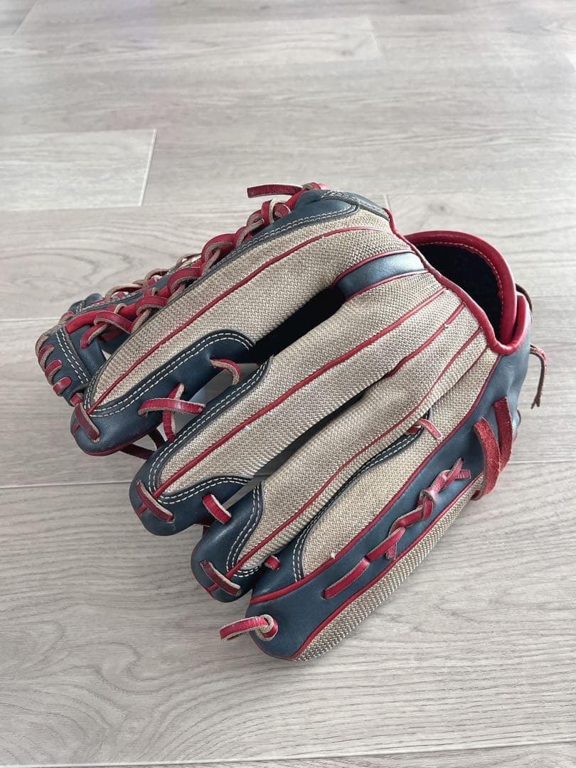 【希少】ミズノ グローバルエリート 外野用グローブ 軟式用 オーダー 型良好