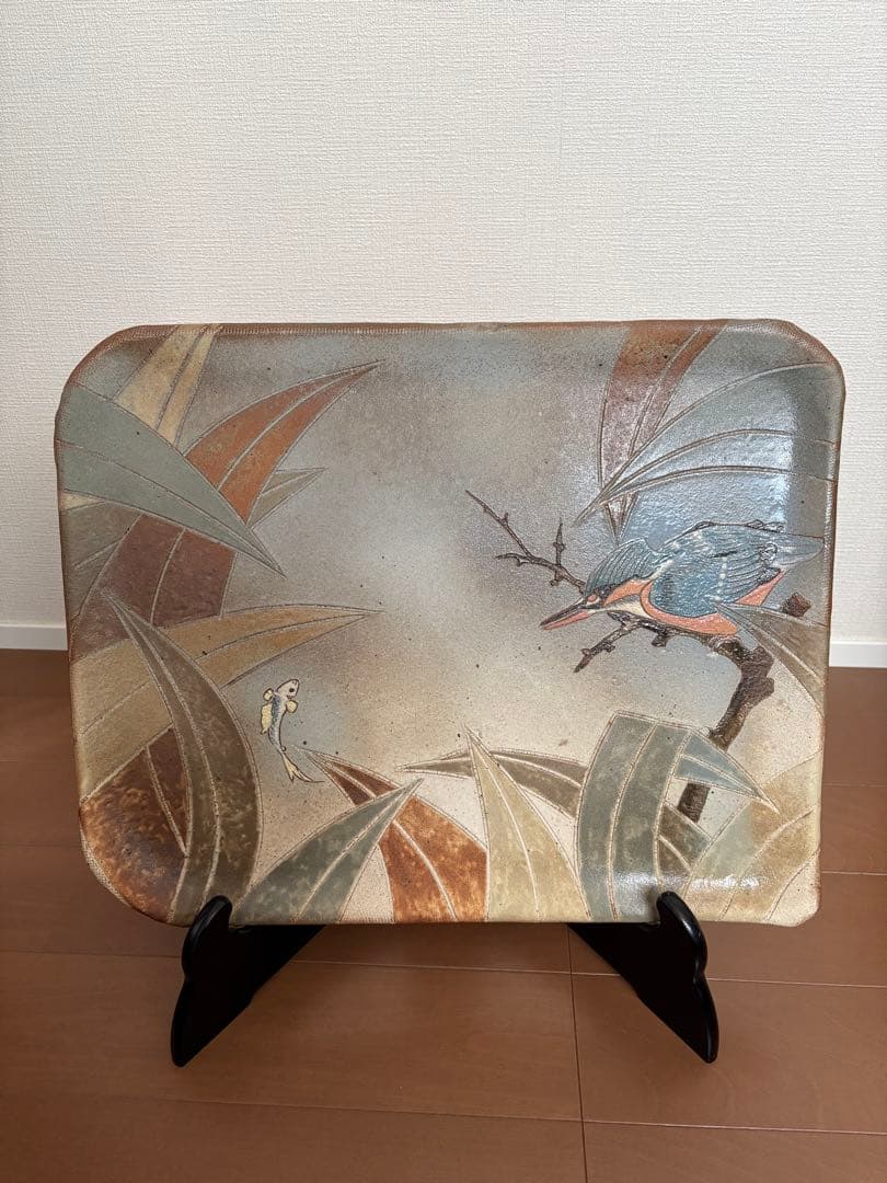 虎兵窯　絵皿　大