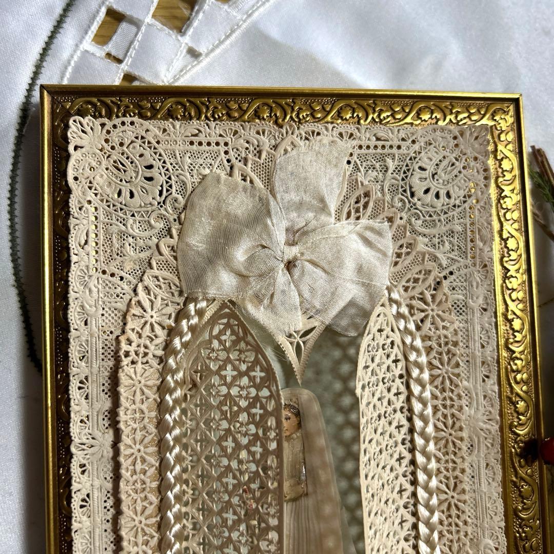 【✨破れなしの美品✨】✳︎フランスアンティーク コミュニオンのカニヴェ✳︎