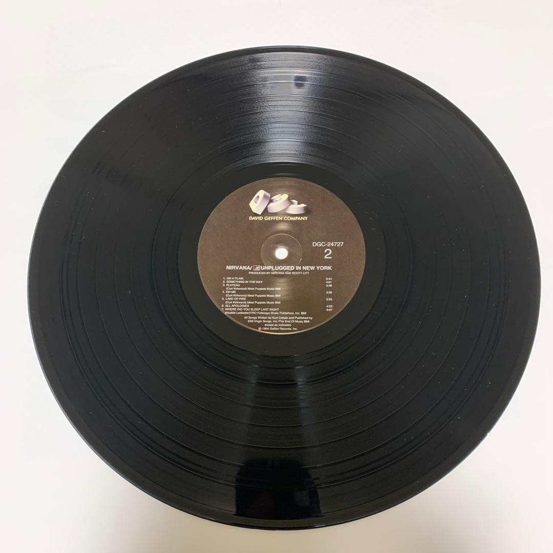 NIRVANA UNPLUGGED IN NEW YORK レコード