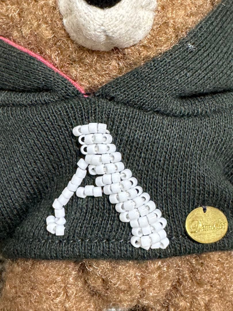 ★未使用品★ Demodee イニシャル くま チャーム