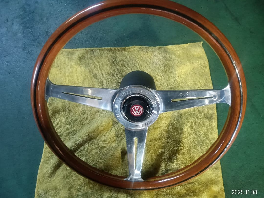 ✩クリスマスセール？！✩ナルディーウッドステアリング！　to-74VW ボス付き